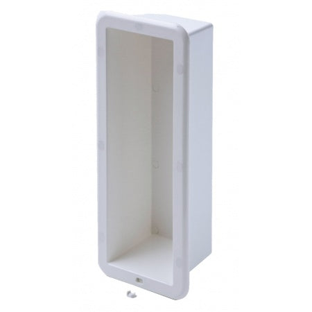 Wandeinbaukasten/Schwalbennest Kunststoff 370x170-180x110 mm weiß