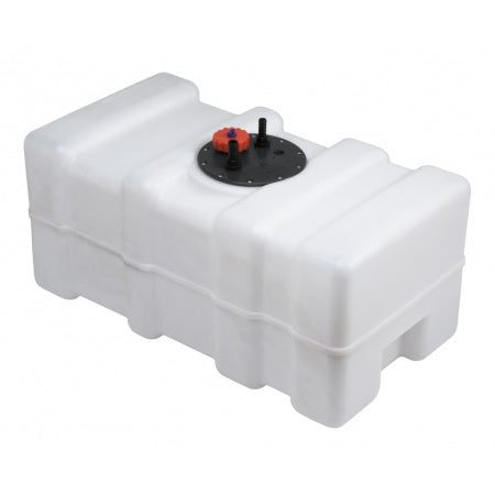 Wassertank mit Entlüftung 50x35x23-80x35x30 cm 33-70L weiß und Anschlussset