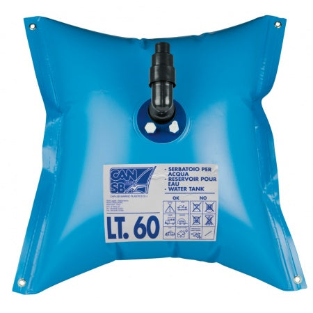 Wassertank, Beutel Quadratisch 73x73-110x100 cm 55-100L blau