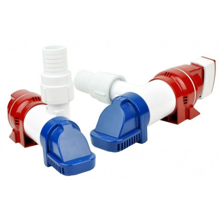 RULE LoPro flache Bilgenpumpe, 12 Volt, mit oder ohne Sensor/Automatikschalter