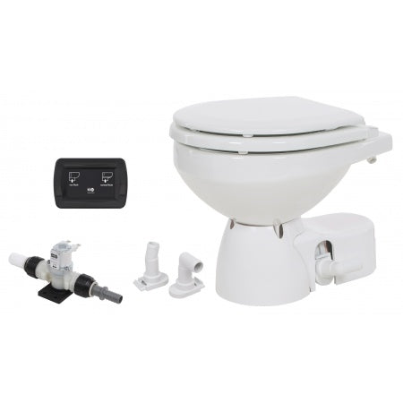 JABSCO Toilette Quiet Flush E2 kleines Becken/Softclose 12/24V Magnetventil HS