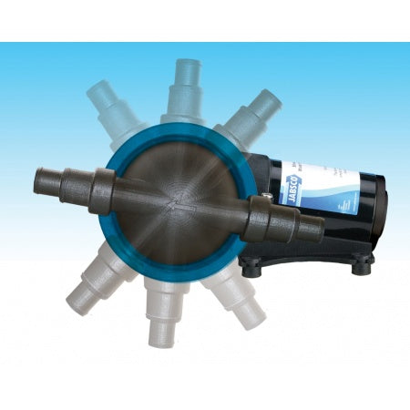 JABSCO PAR Membran-Bilgenpumpe 12 oder 24 Volt, für 19 mm Schlauch, 960 Liter/Std.