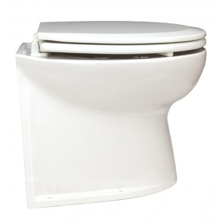 JABSCO Toilette Deluxe Flush mit Spülpumpe 12V 14' gerade, Soft-Close