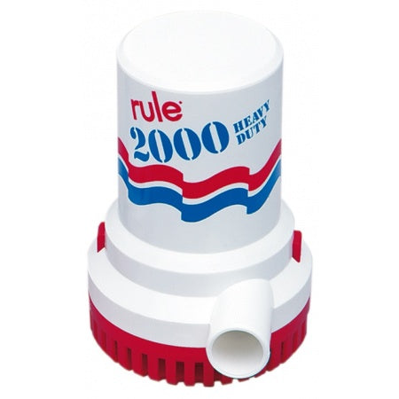 RULE Hochleistung Bilgepumpe Typ 1500, 2000, 3700, 4000, 12 oder 24 Volt