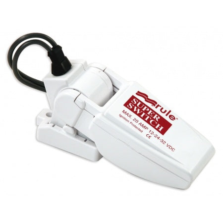 RULE Super Switch Schwimmschalter Bilgenschalter, 12 - 32 Volt, bis 20 Amp.