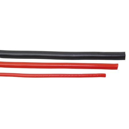 Stromkabel Einadrig H07V-K Cu/PVC feindrähtig 1,5-6qmm schwarz/rot 1/10/100m