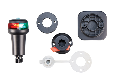 Allpa Tragbares Led Navigationslicht Rot/Grün/Kombination