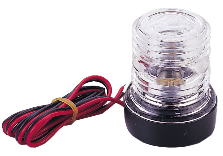 Allpa Ankerlampe, 12v/8w, 360°, Schwarzes Kunststoffgehäuse, Klare Linse
