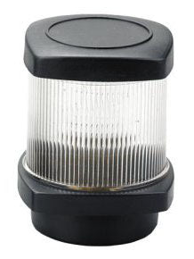 Allpa Positionslaterne, Ankerlicht, 12v/10w, 360°, 1nm, Schwarzes Gehäuse Mit Klarer Linse