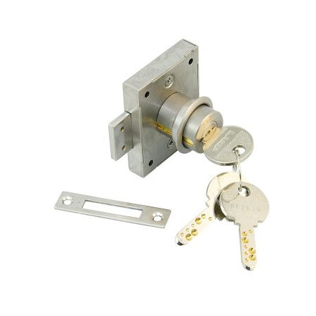 LAMP Kastenschloss 7810-24NI-B A2/MsNi für Türen 22-24mm, 24-30 mm Dorn