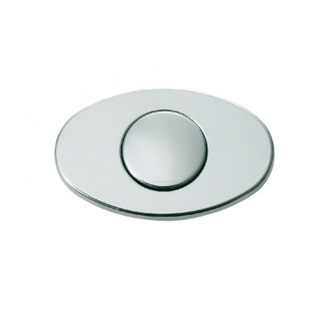 LAMP Druckknopfschnäpper mit Rosette DPL-OV-CR ABS/Zn oval/Rund/Eckig chrom silber