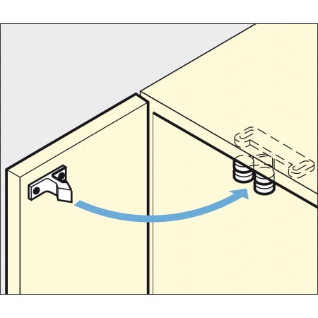 LAMP Rollschnäpper RC6900 PE/POM weiß