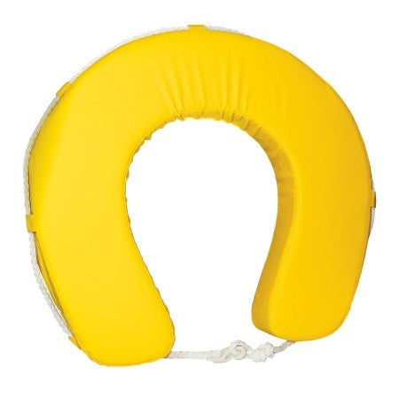 Hufeisen Rettungsring PVC orange/weiß/gelb