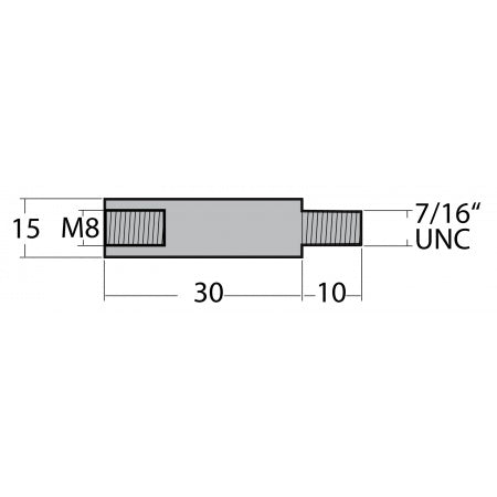 Stiftanode Zn 15x30mm 7/16'UNC für Volvo