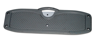 Allpa Heckspiegelschutzplatte 30.5x9.5cm, Aluminium