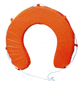 Allpa Rettungskragen Modell 'Commodore', Hufeisen, Orange