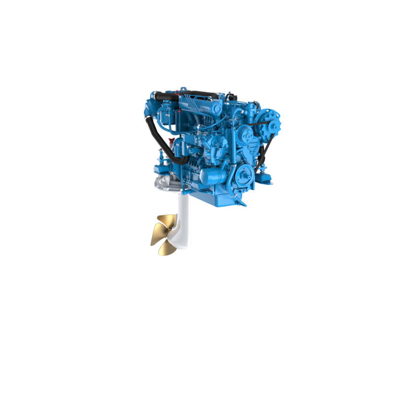 Nanni N4.80 - SAILDRIVE SD 12 Getriebe