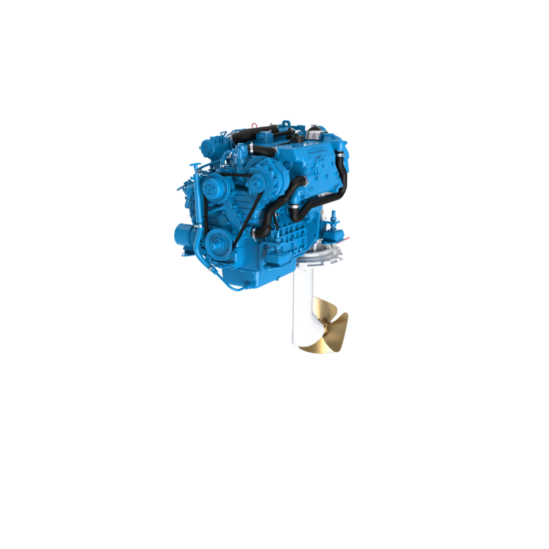 Nanni N4.80 - SAILDRIVE SD 12 Getriebe