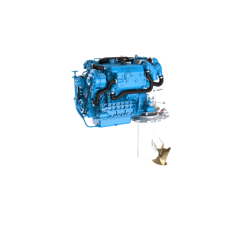 Nanni N4.80 - SAILDRIVE SD 12 Getriebe