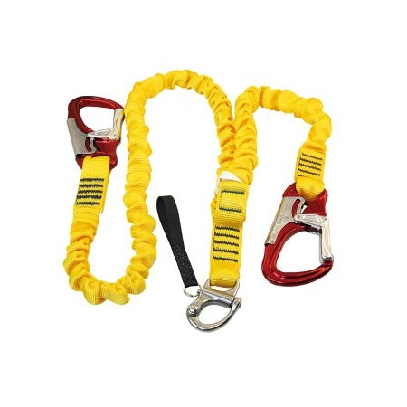 KONG Lifeline mit Edelstahl-Schnappschäkel & 2 Karabinern, Gurte 1,8m & 0,9m