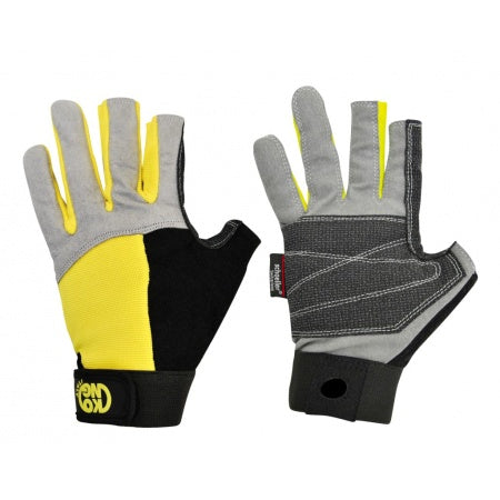 KONG Segelhandschuhe Alex gelb/grau/schwarz Gr.S-XXL