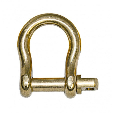 Rundschäkel Messing Pin 4 - 5 mm 10St.
