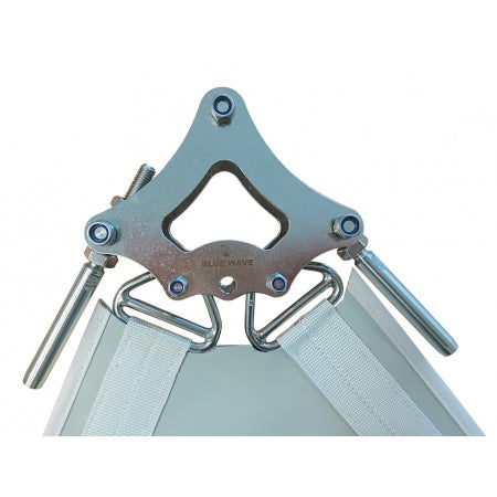 BLUE WAVE Sonnensegel-Eckspanner A4 M12, für Gurt 50mm, Draht 6mm