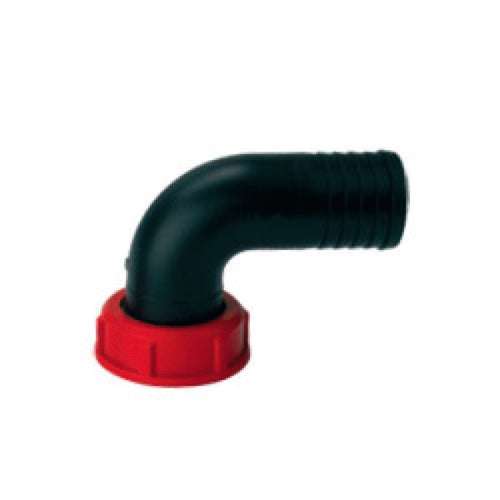 PLASTIMO FITTING PLAST.90° 1''1/2 FR HOSE D38MM
