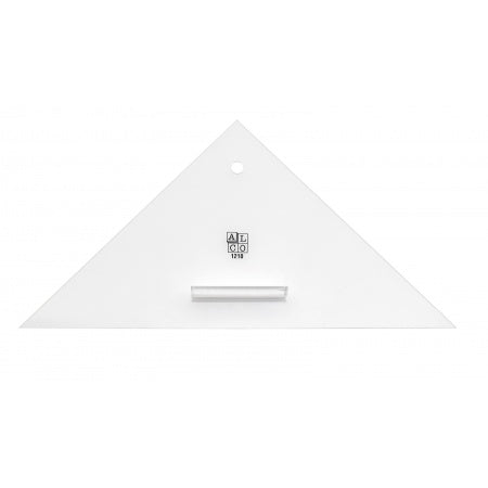 Anlegedreieck mit festem Griff Plexiglas 270mm