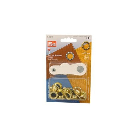 PRYM Ösen-Set mit Schlagwerkzeug MsNi Auge 8-14mm 10-25St. SB-Pack