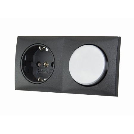 BERKER Rahmen Integro Flow  einfach/doppelt/Klappdeckel diverse Farben