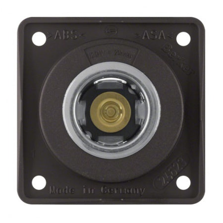 BERKER Steckdose Integro-Modul 12V 20A polarweiß / schwarz/ braun