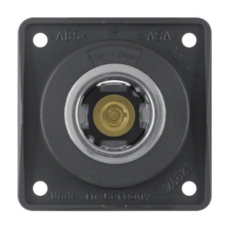 BERKER Steckdose Integro-Modul 12V 20A polarweiß / schwarz/ braun