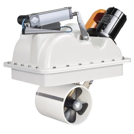 QUICK ausfahrbare Bugschraube, 12 Volt, 185 mm Tunnel, 65 oder 85 Kgf, 8-12 Mtr.