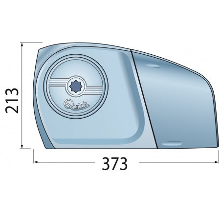 QUICK Ankerwinde Hector HC3 12 Volt, für 10 bis 15 Mtr. Bootslänge, 1000 & 1500 Watt, 8 & 10 mm Kette