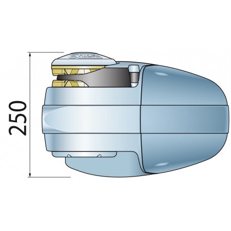 QUICK Ankerwinde Hector HC3 12 Volt, für 10 bis 15 Mtr. Bootslänge, 1000 & 1500 Watt, 8 & 10 mm Kette