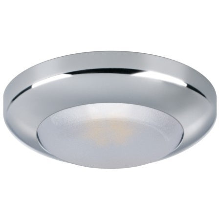 QUICK LED-Deckenleuchte Mirò Kunststoff/Cr 12V 64mm, warmweiß, chrom