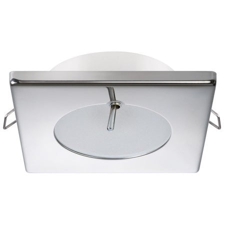 QUICK LED-Deckenleuchte Bryan CS A4 12/24V 72x72mm, warmweiß, poliert