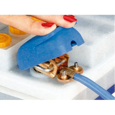 Batterie-Polklemmen mit Schnellverschluss A4/PP rot/blau Paar