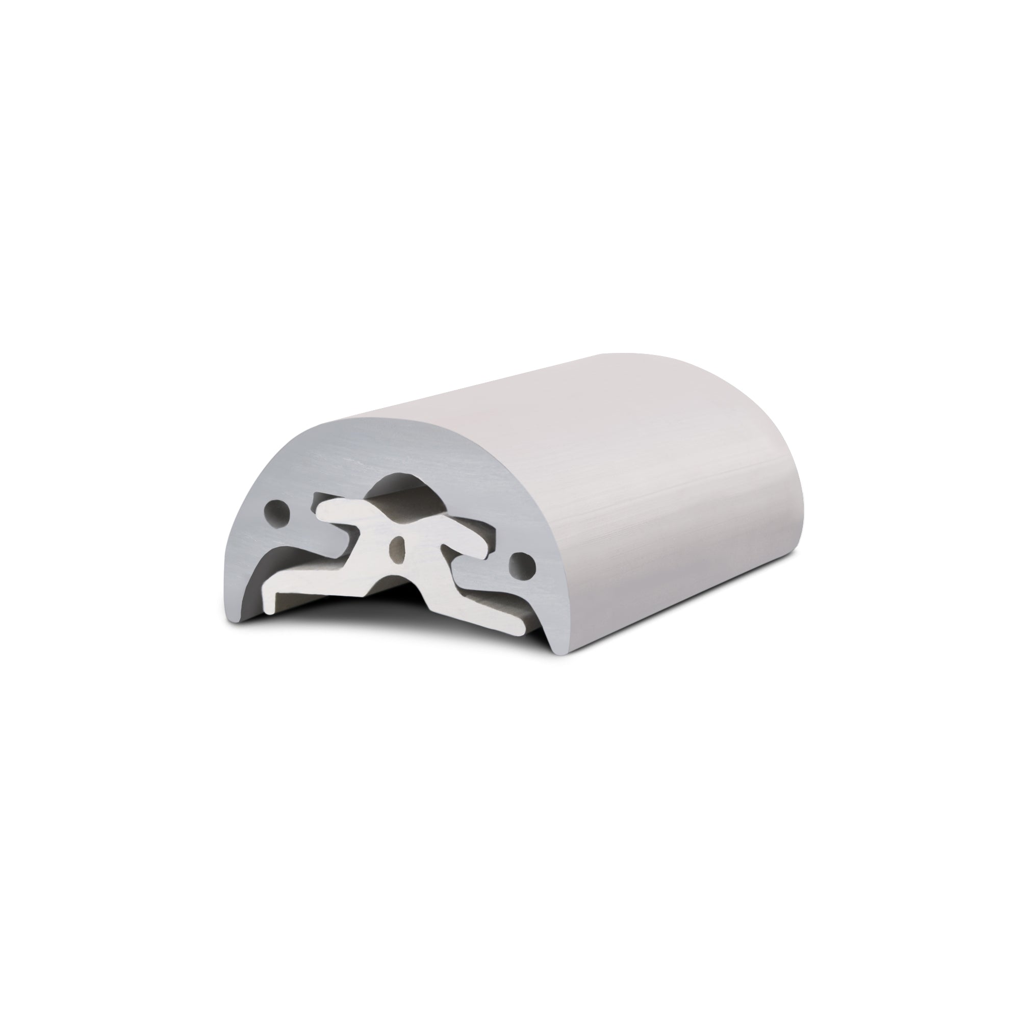 Plastimo PVC-Profil Scheuerschutz weiß RADIAL 40 mm, 16 m lang