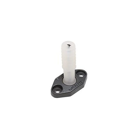WINDESIGN Pinnenausleger-Gelenk mit Seil-Kern Gummi, 13 mm Ø