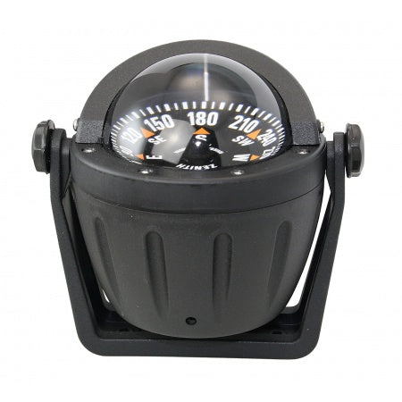 RIVIERA Kompass Zenith BZ1-BZ3 12V 80mm, für Einbau/Aufbau/Haltebügel, schwarz