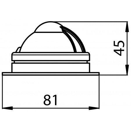 RIVIERA Kompass Comet BC1/BC2 48mm schwarz