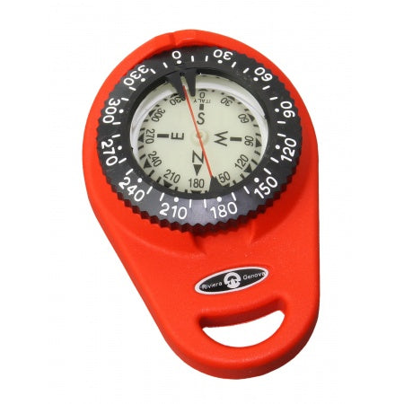 RIVIERA Handkompass Orion BO 47,6mm gelb/rot/schwarz/blau