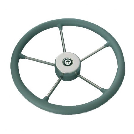 RIVIERA Steuerrad VR01 Edelstahl/Kunststoff Ø 325mm schwarz oder grau