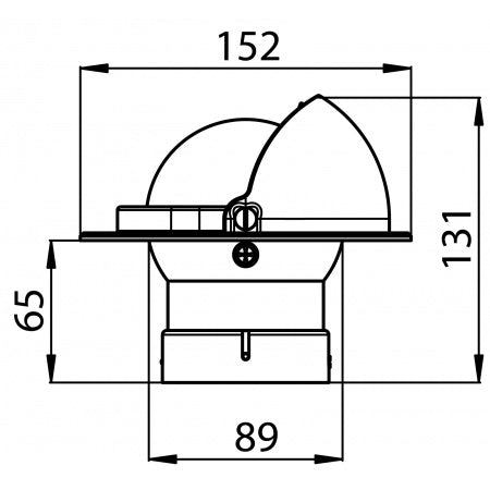 Kompass Zenith BZ2/BZ4 VN komplett schwarz