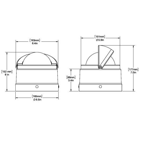 Ritchie Navigator, Steuerstand, schwarz