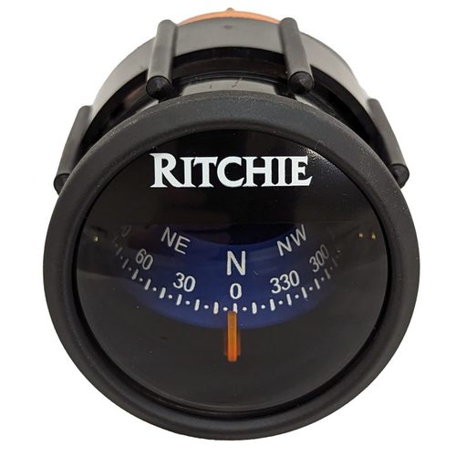 Ritchie Sport, schwarz, blaues Zifferblatt