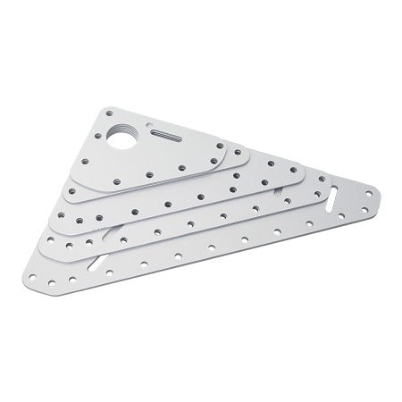 RUTGERSON Kopfbrett Standard Alu 75x103x2-160x220x3mm silber