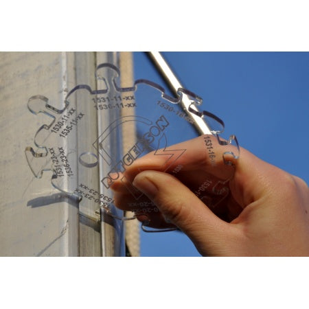 RUTGERSON Profilschablone für Segellatten-Rutscher Serie RS1530